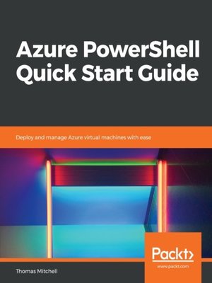 cover image of Azure PowerShell Quick Start Guide